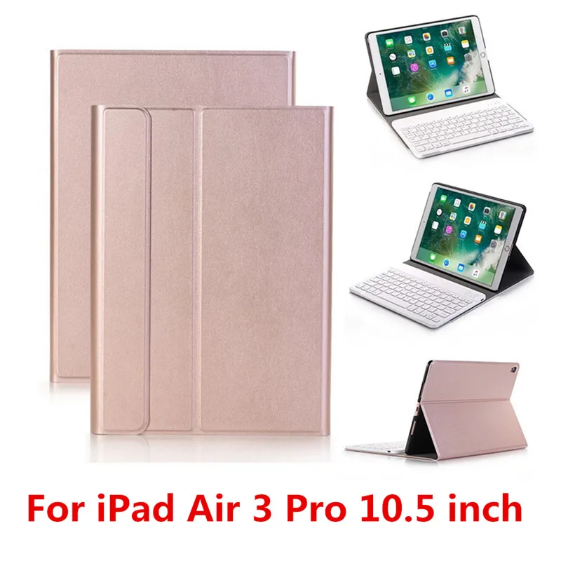 1035-10.5-rosegold Bluetooth клавиатура чехол для iPad Mini 5 4 3/2/1 Air 1/2 чехол для iPad / 9,7 Pro 10,5 11 дюймов MacBook Air 3 10,5 крышка клавиатуры - Цвет: 1035-10.5-rosegold