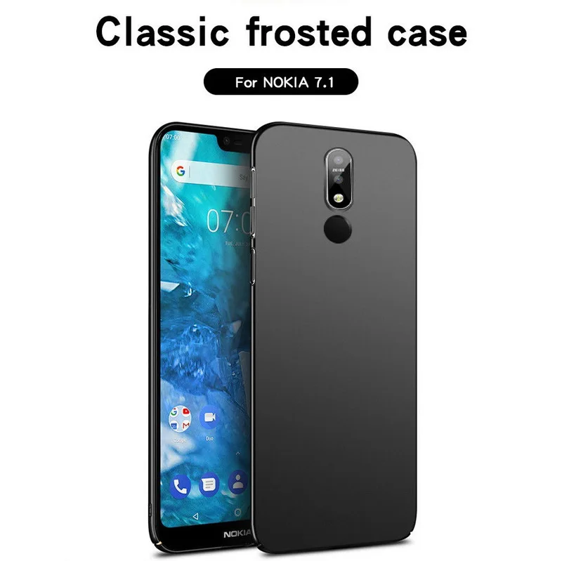 YISHANGOU тонкий перламутровый Скраб чехол для телефона для Nokia X5 X6 X7 5,1 6,1 7,1 плюс Жесткий ПК чехол для Nokia 7 Plus 8 6