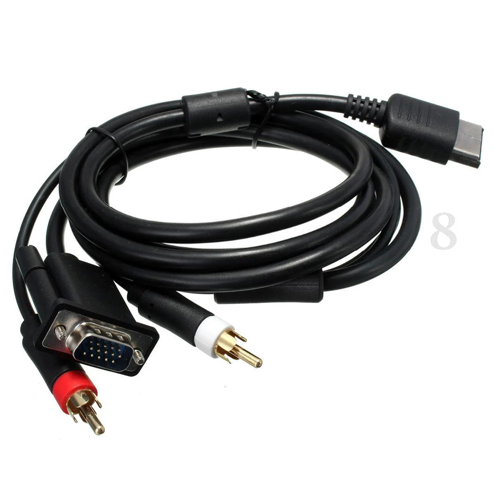 VGA High Definition Cable RCA Sound Adapter HD Box PAL NTSC For SEGA Dreamcast | Электроника