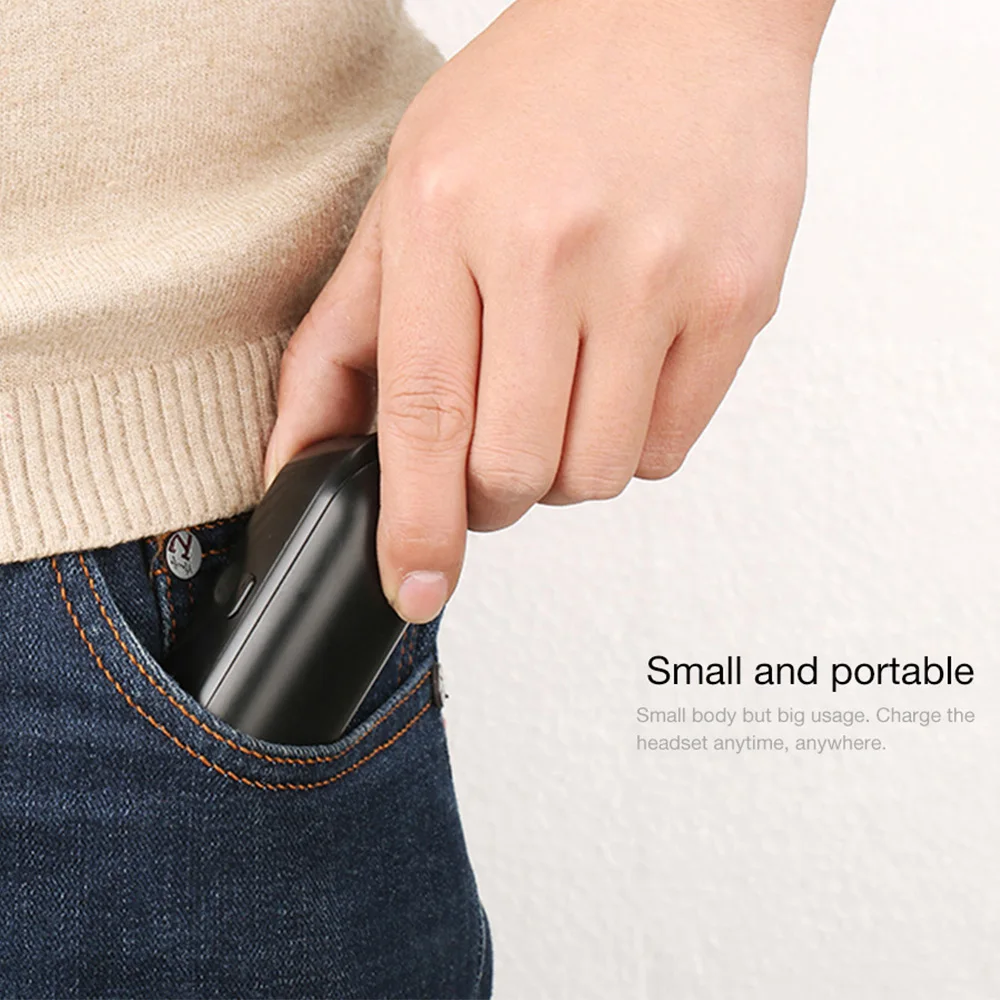 Беспроводные наушники Air TWS стерео гарнитура Bluetooth мини спортивные с портативным