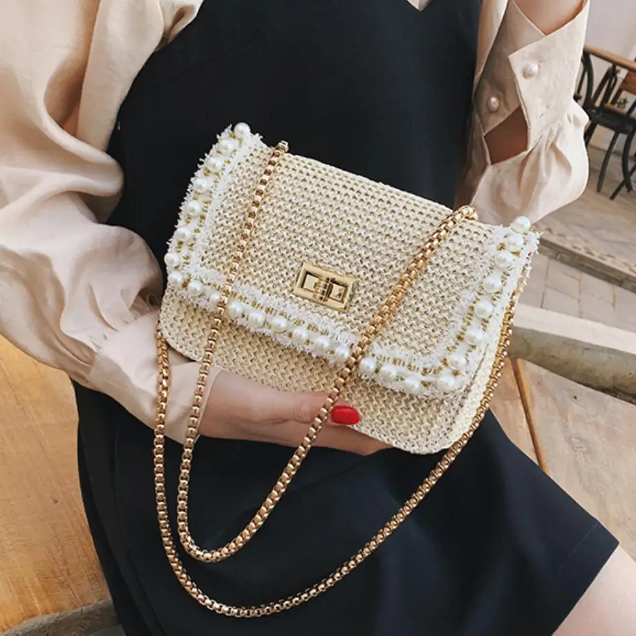 Роскошная квадратная сумка летняя модная Новая высококачественная ткацкая