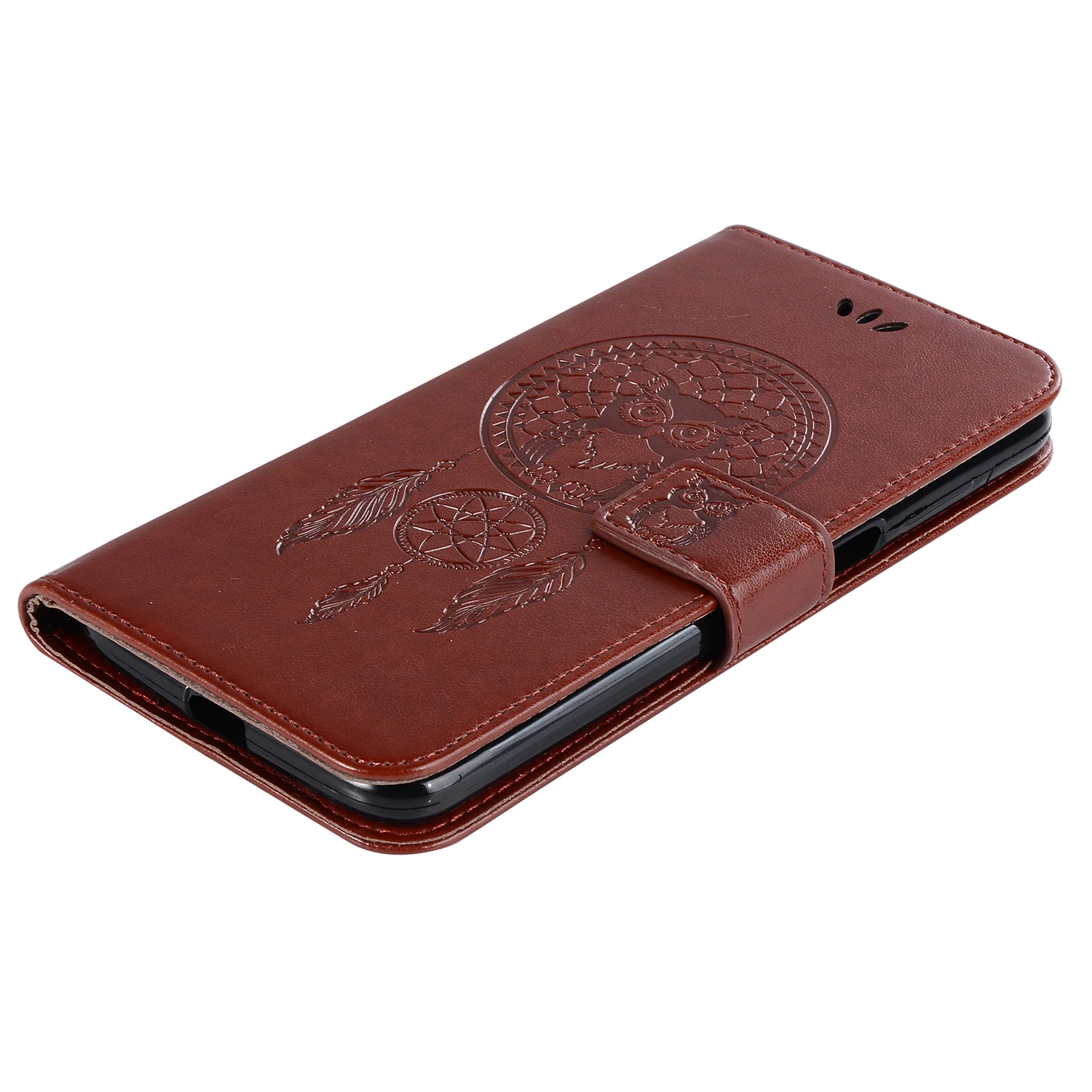 AtomBros for Moto G6 Case Retro Owl Design Flip Leather Motorola Plus G4 G5 G5S Play Phone | Мобильные телефоны и
