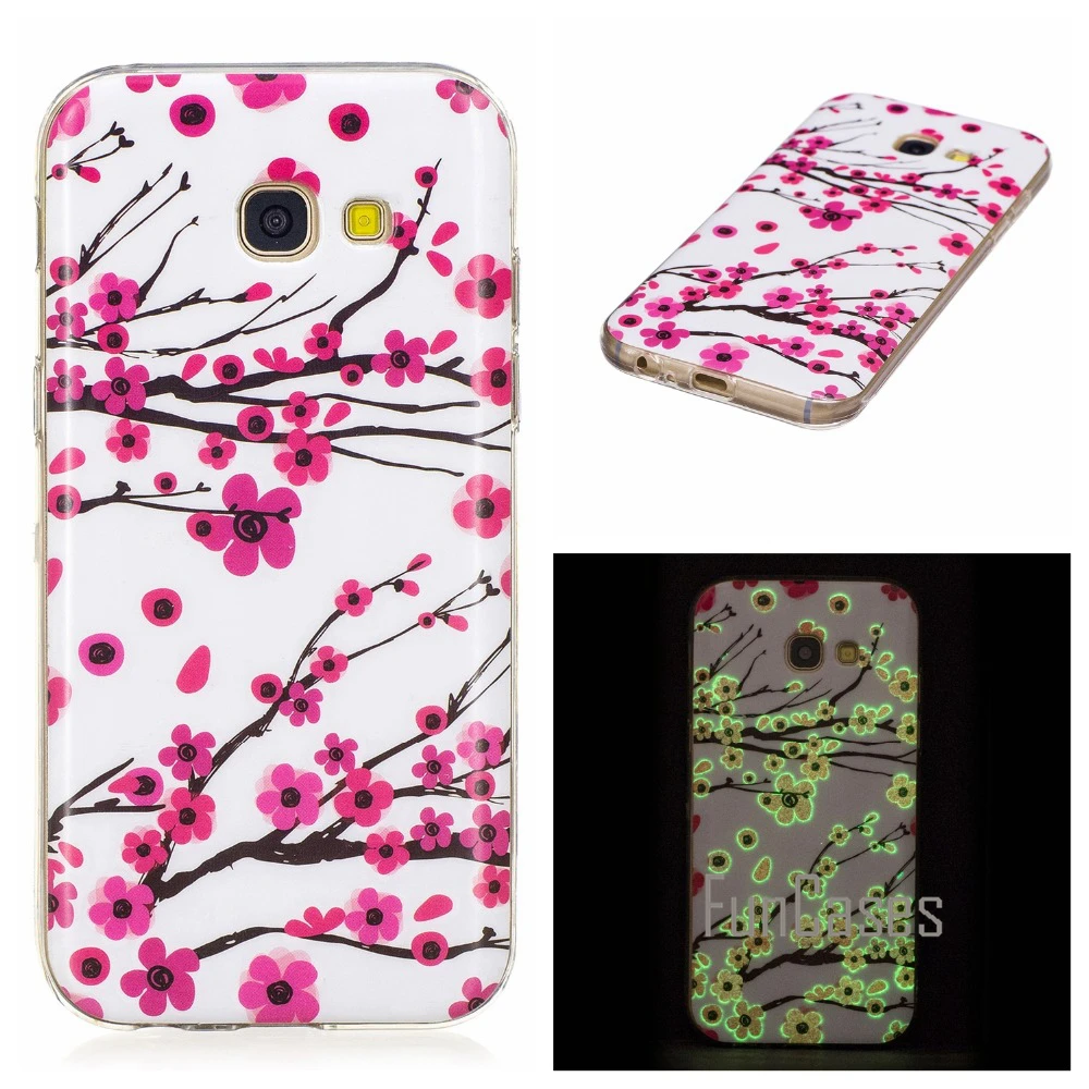 Silicone Luminous Case For coque Samsung Galaxy A3 2017 Cover 4.7&quot A320 SM-A320F | Мобильные телефоны и аксессуары