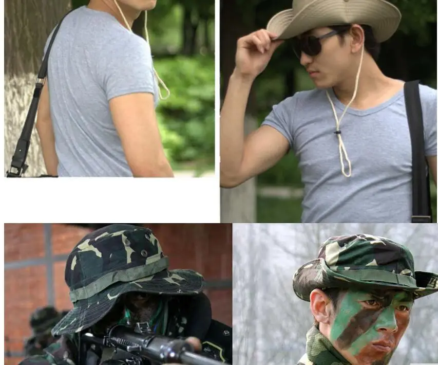 Шляпа ведро для походов рыбалки охоты пляжа с широкими полями|Кепки охоты| |