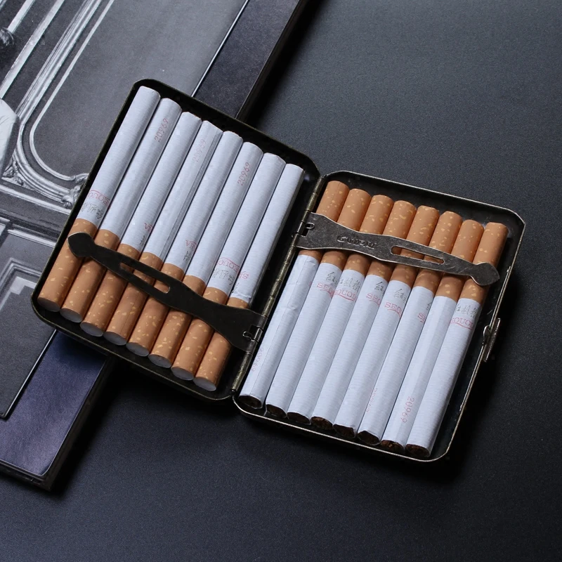 Металлическая коробка для сигарет автоматическая 16 упаковок|cigarette box automatic|box metalbox