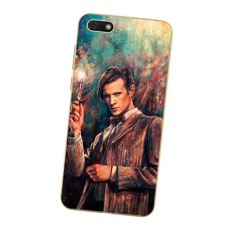 N429 Tardis Box Doctor Soft TPU Silicone Case Cover For Huawei Honor 6A 6C 6X 7A 7C 7S 7X 8 Lite Pro |
