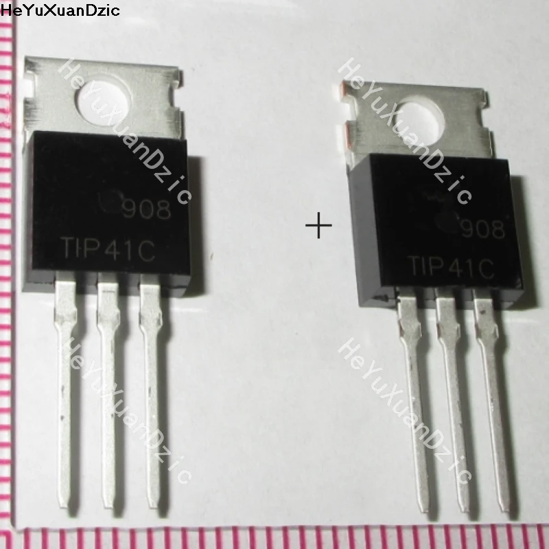 10 шт./лот TIP41C TIP41 100 в/6A/65 Вт NPN транзистор питания к 220 новый оригинальный