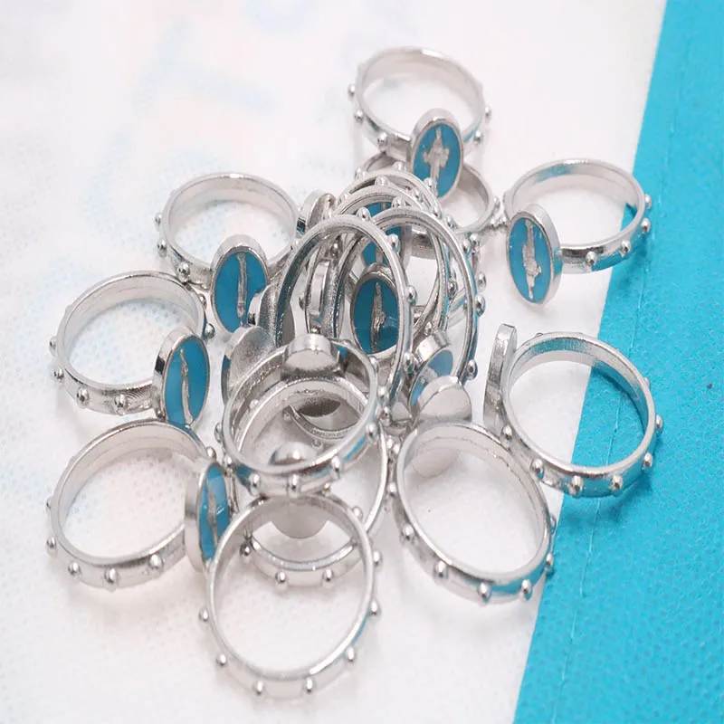 5 шт. католические кольца из сплава