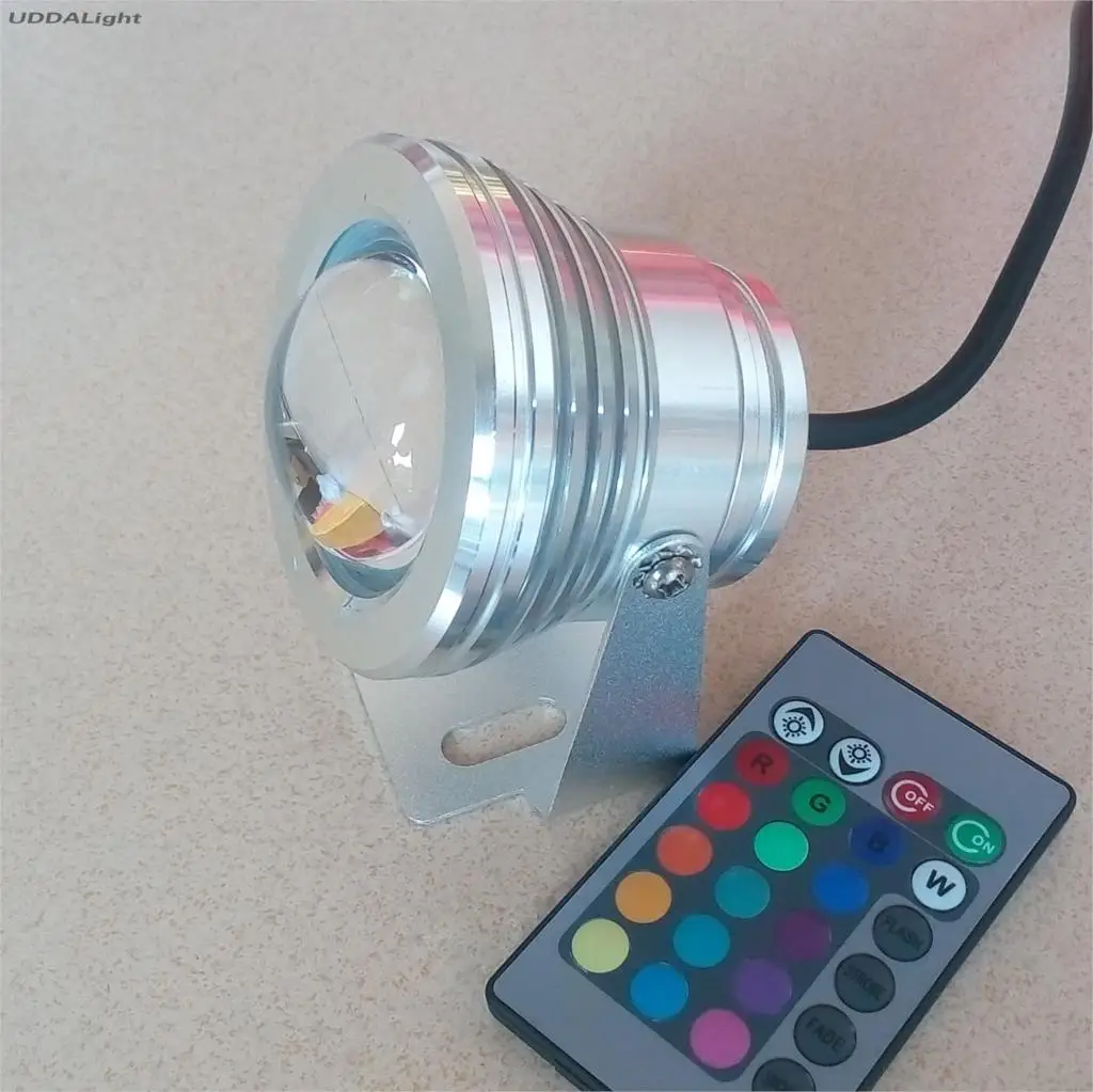 Точечный светодиод exterieur rgb с пультом дистанционного управления 85-265 в 12 вольт светодиодные лампы 10 Вт проекционный светодиод