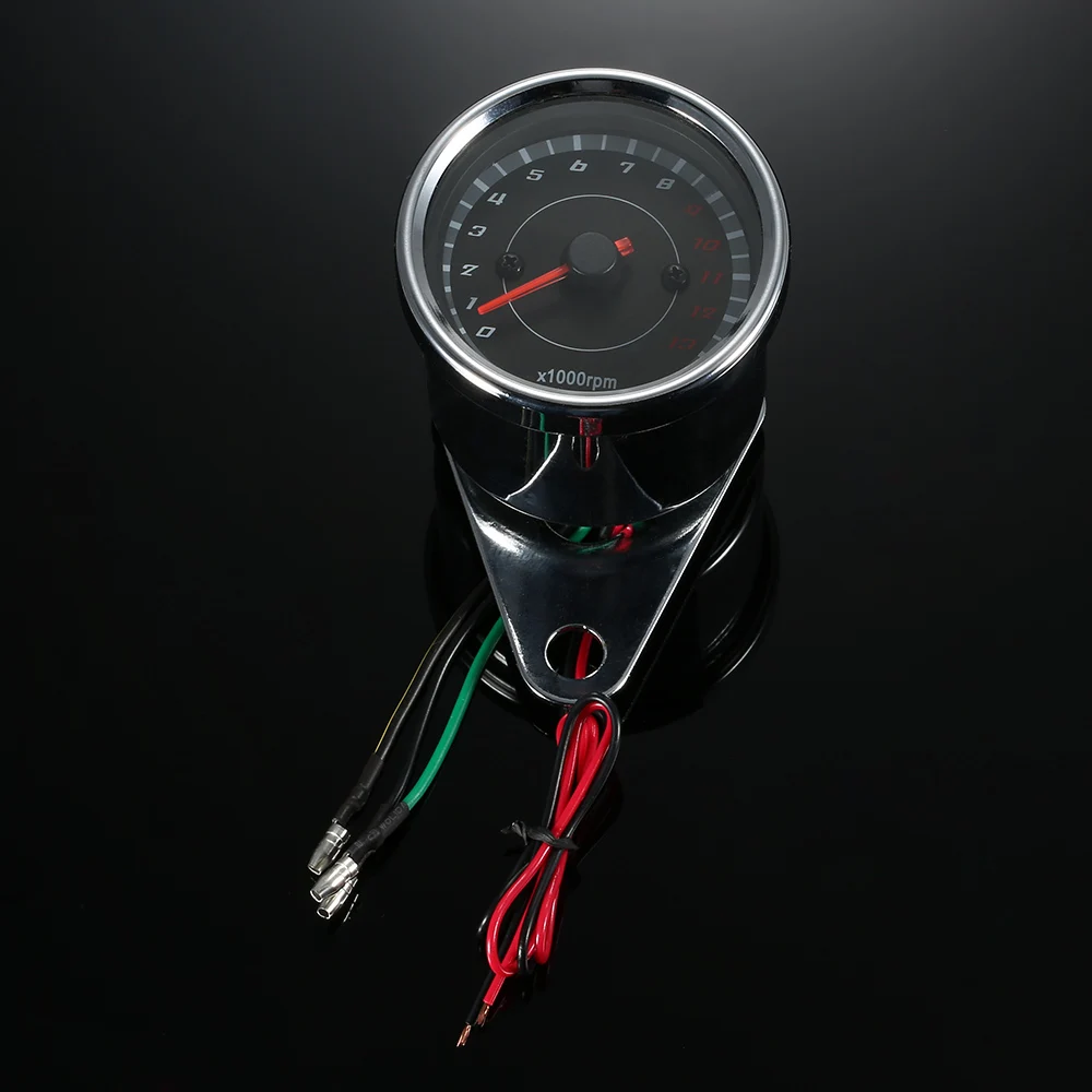 Универсальный Тахометр для мотоцикла 12 В постоянного тока быстрое переключение