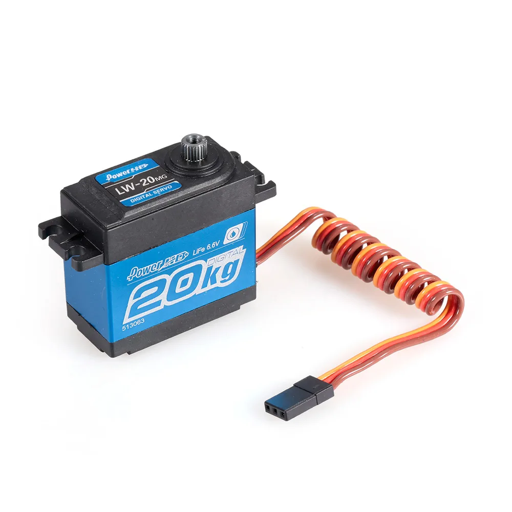 Водонепроницаемый металлический сервопривод с высоким крутящим моментом 20 кг