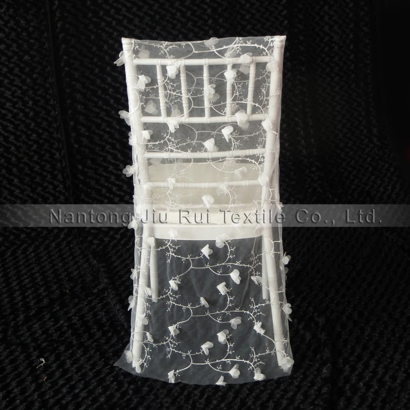 100 шт. Бесплатная доставка модный белый чехол для стула Chiavari украшение свадебной