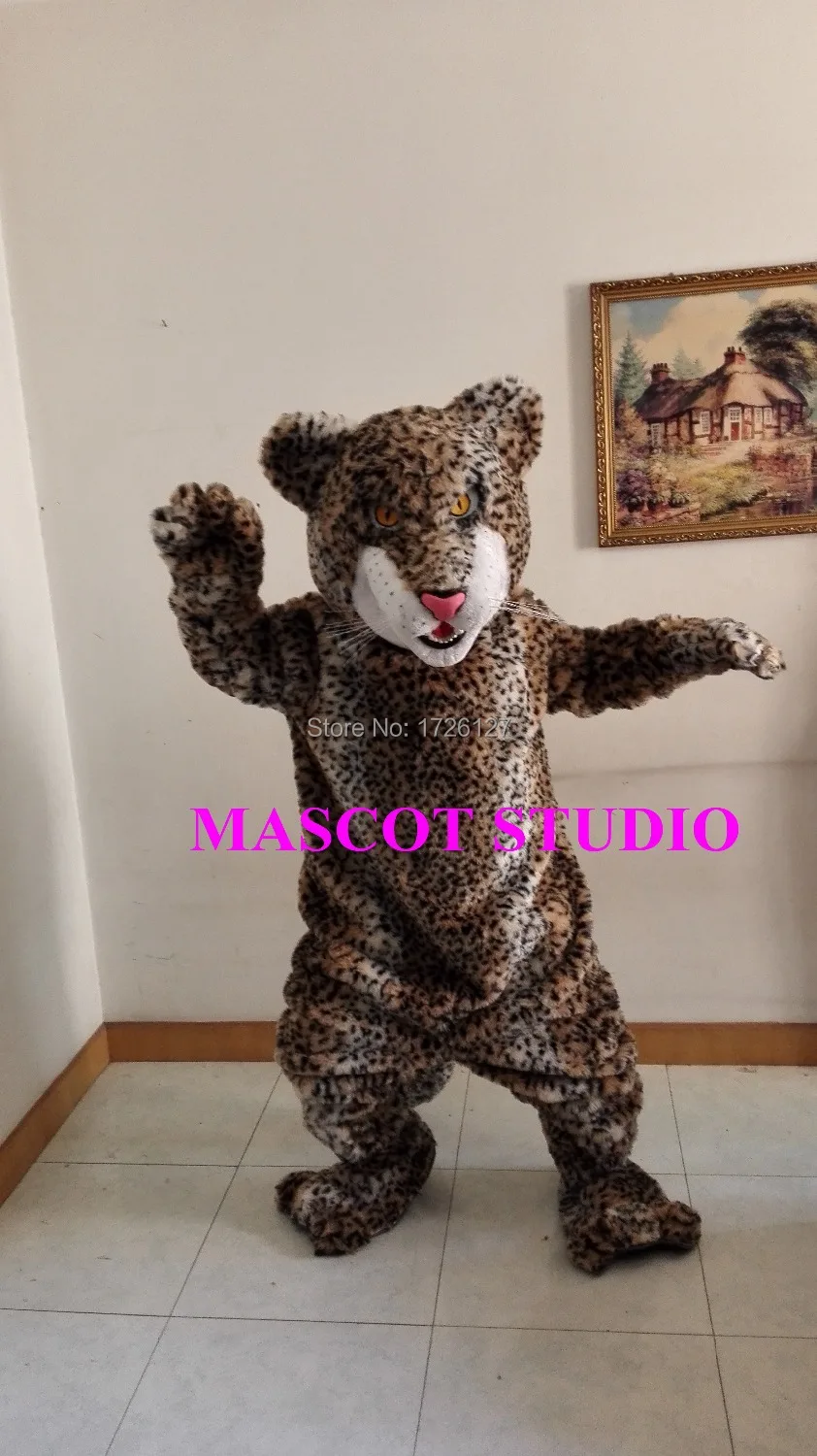 Талисман Ягуар талисман bobcat костюм леопардовая пантера мультяшный персонаж