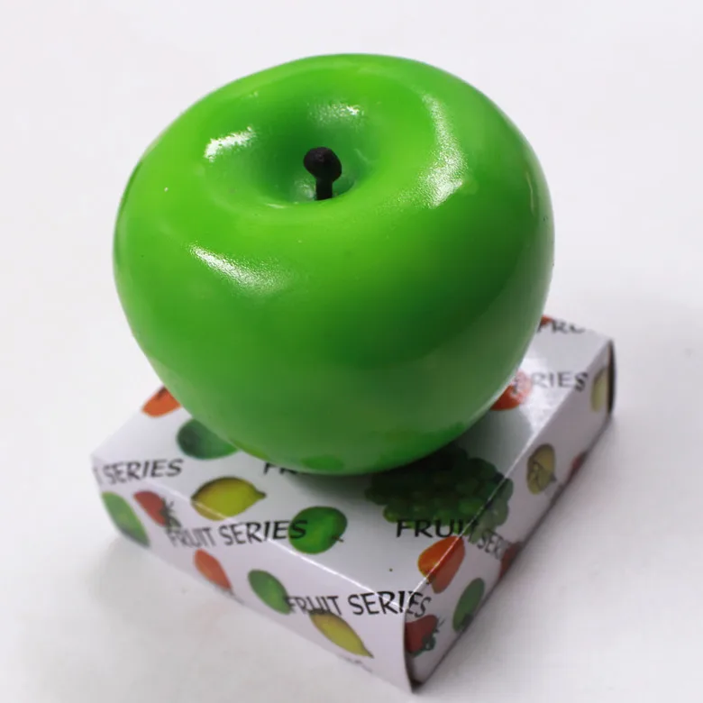 Свечи в виде фруктов Яблоко Shaped свечи ароматическая свеча праздничная атмосфера романтическое украшение для вечеринки; Рождество ЕВА год lin4666