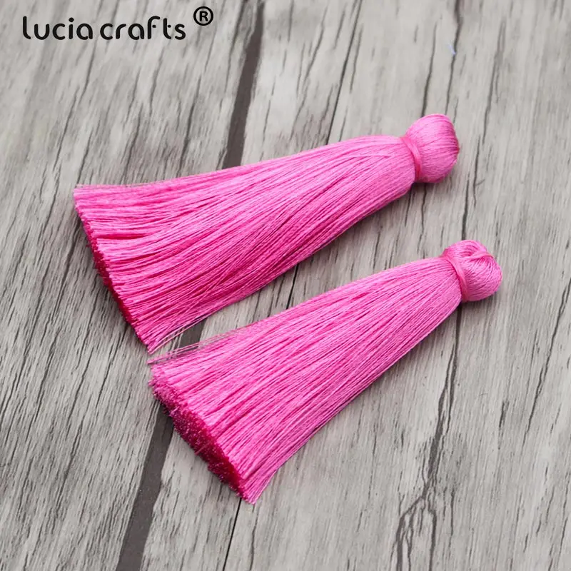 Разноцветные кисточки Lucia crafts 70 мм для украшения дома аксессуары одежды 5 шт./лот