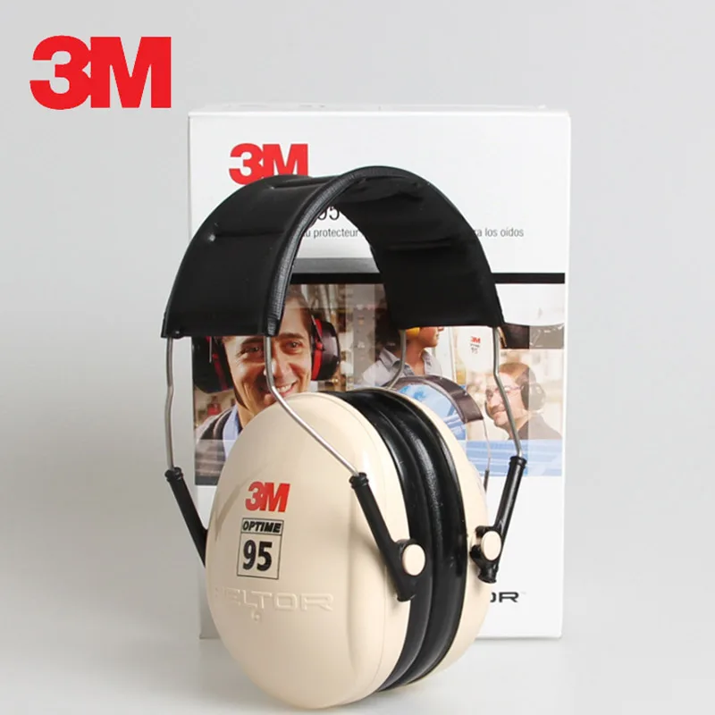 3M H6A звукоизоляционные наушники SNR: 27 дБ безопасности 3 м защита для ушей шумоподавление звукоизоляционные наушники для учебы и сна