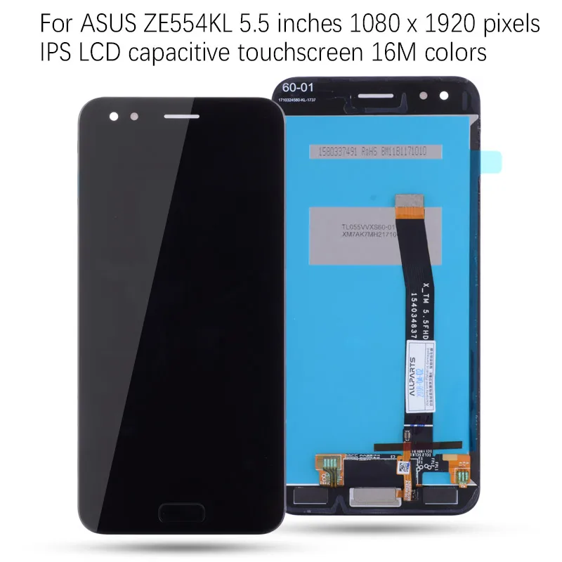 5 &quotips оригинальный супер ЖК-для Asus Zenfone 4 ze554kl ЖК-дисплей сенсорный экран