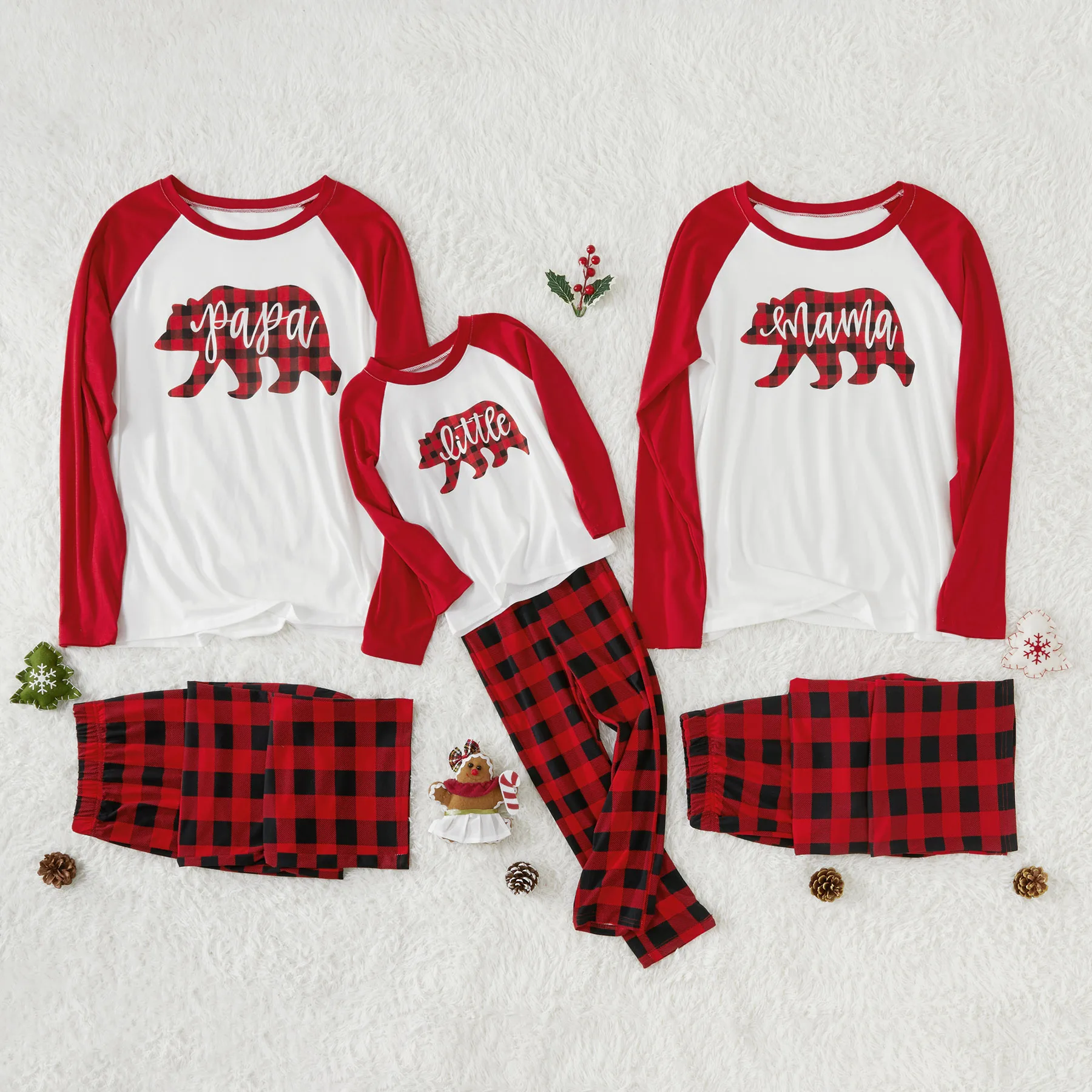 PatPat/осенне-зимняя повседневная хлопковая рубашка с длинными рукавами и рисунком