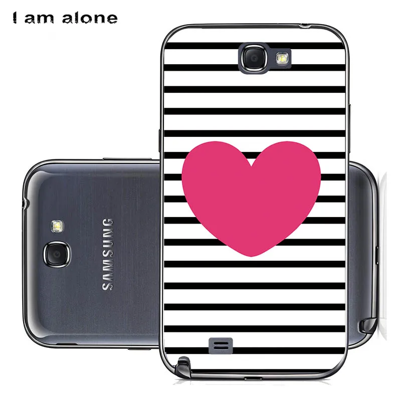 Чехлы для телефонов I am alone для samsung Galaxy Note 2 II N7100, 5,5 дюймов, жесткий пластиковый пакет, Модный Цветной Чехол для мобильного телефона - Цвет: PC HH63