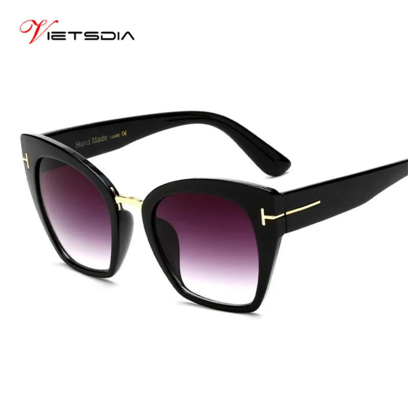 Новинка 2018 модные брендовые дизайнерские солнцезащитные очки кошачий глаз для