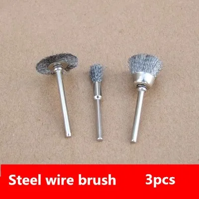 Три вида шлифовальных щеток набор из трех частей метлы проволочная щетка для