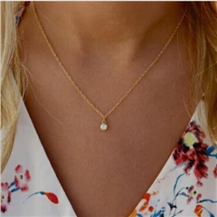 Style 19 Ltumbe Новое поступление Звезда Крест полумесяц голубь Имитация Жемчуга Кулон на цепочке для носки на ключицах и ожерелья для женщин вечерние ювелирные изделия в подарок - Окраска металла: Style 19