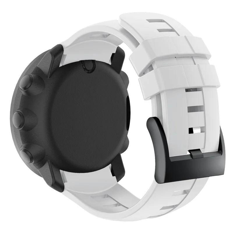 Ремешок для Suunto Ambit 3 вертикальный, 24 мм мягкий силиконовый сменный Браслет для Suunto Traverse Alpha Spartan