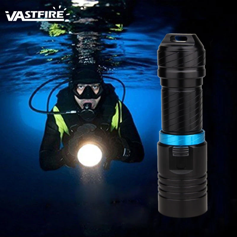 XM L2 18650 или 26650 фонарик для дайвинга светодиодные подводные фонари