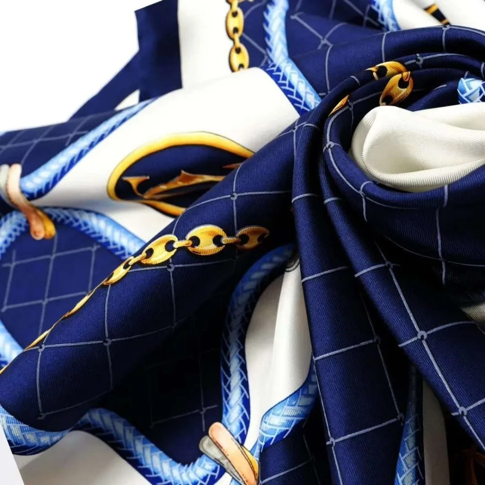 Женский шелковый шарф большой квадратный платок 35 дюймов 100%|square silk scarves|pure scarfsilk