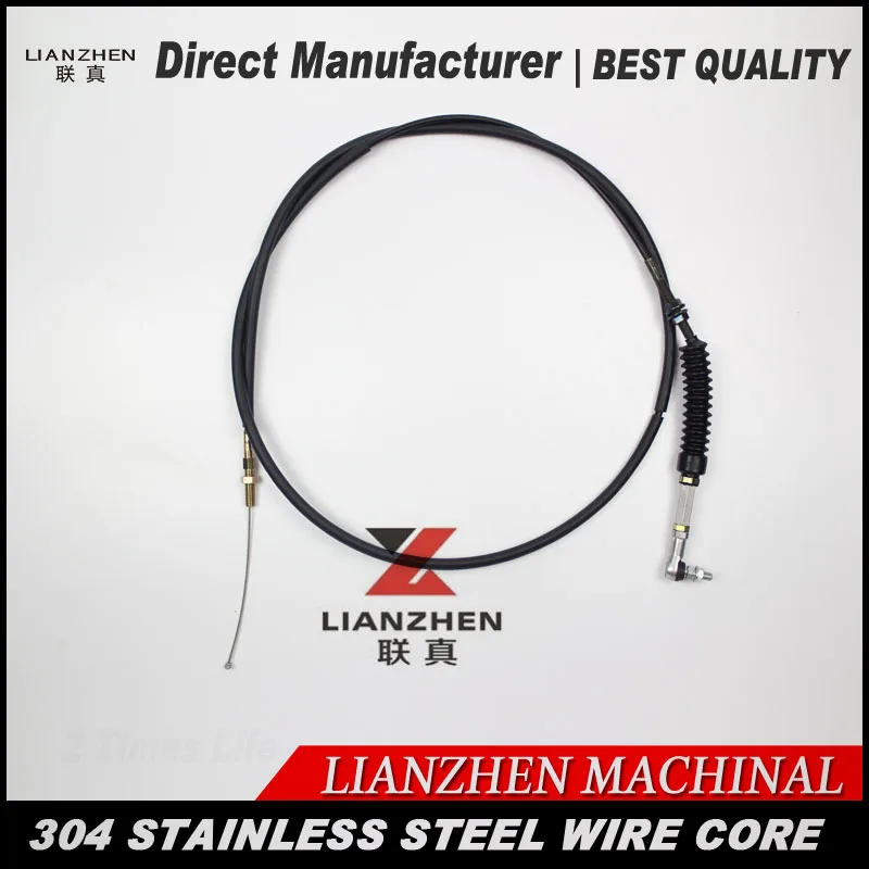 

Excavator parts throttle control cable motor direct manufacturer stainless material excellent flexibility,more stable.