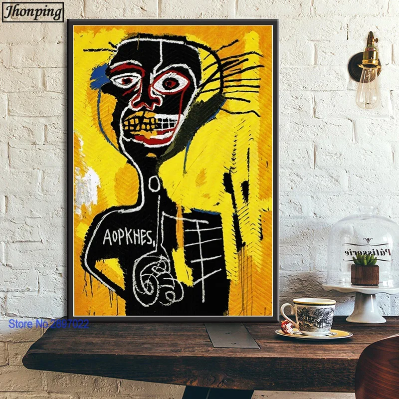Арт плакат Jean Michel Плакаты и печать Картина Настенная живопись на холсте Wall Art