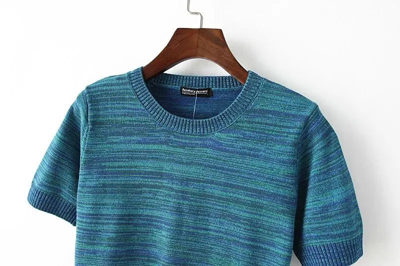 Женский трикотажный комплект из 2 предметов|cropped e saia|piece set womenset women |