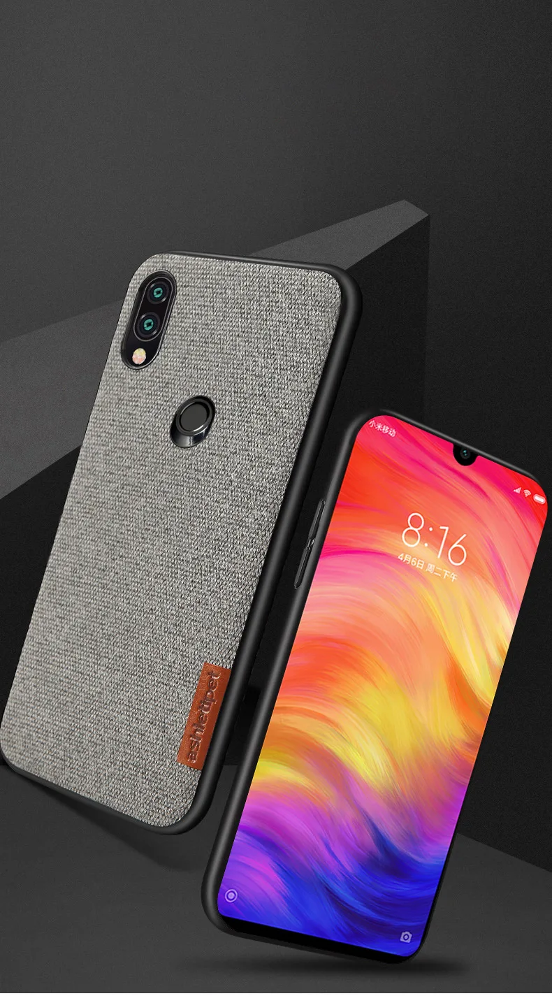 Для xiaomi Red mi Note 7 Чехол 6a 5 4X Note5 4 Ретро Ткань Ультратонкий силикагелевый защитный чехол для xiaomi Red mi K20 PRO mi 9 8 6