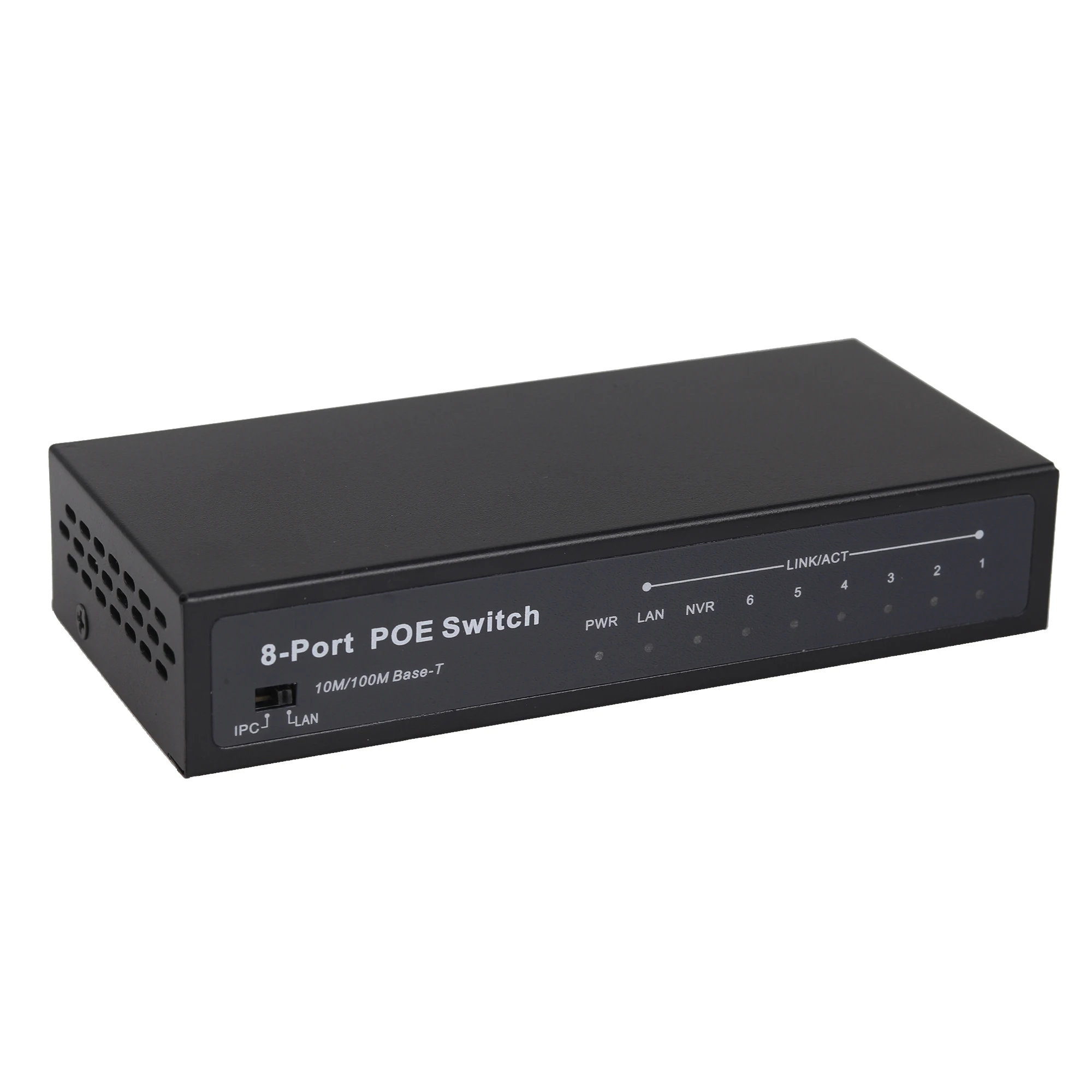 24 В 8 портов POE коммутатор Ethernet 100 Мбит/с сети IP камеры беспроводной AP 6+ 2 сетевые коммутаторы 108 ВТ PoE концентратор