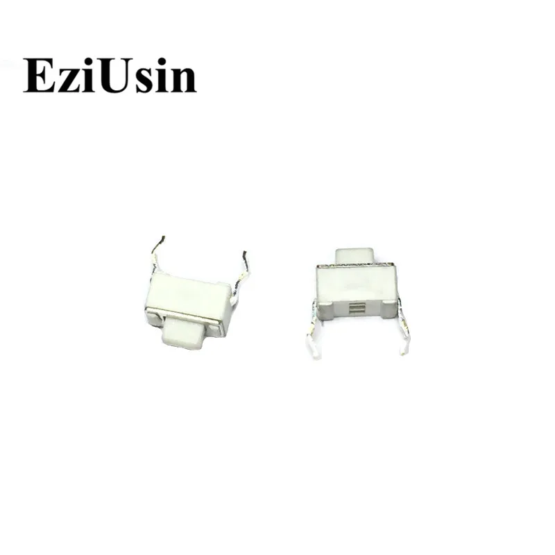 EziUsin 100pcs 3*6*4.3 White LCD Monitor Keyboard DIP Touch 