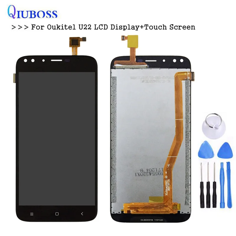 Для Oukitel U22 ЖК-дисплей + сенсорный экран дигитайзер в сборе для u22 LCD дисплей