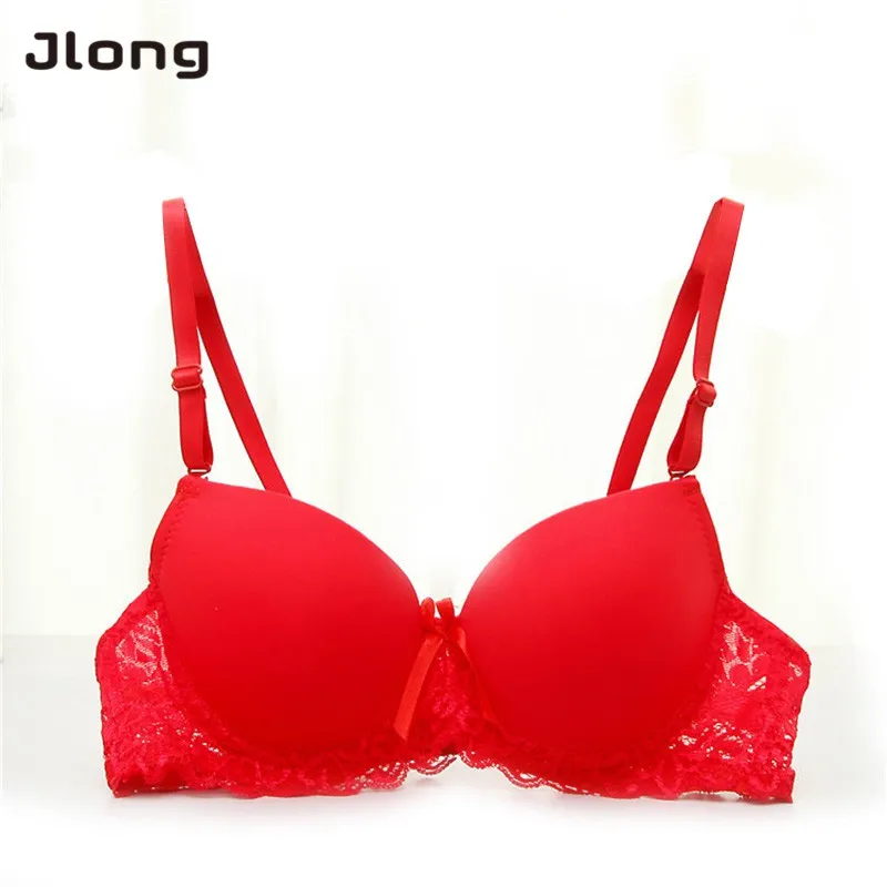 Underwear Girl sexy lace bra push up breast Adjustment Push Up support Bra Sexy Lace women TT | Женская одежда