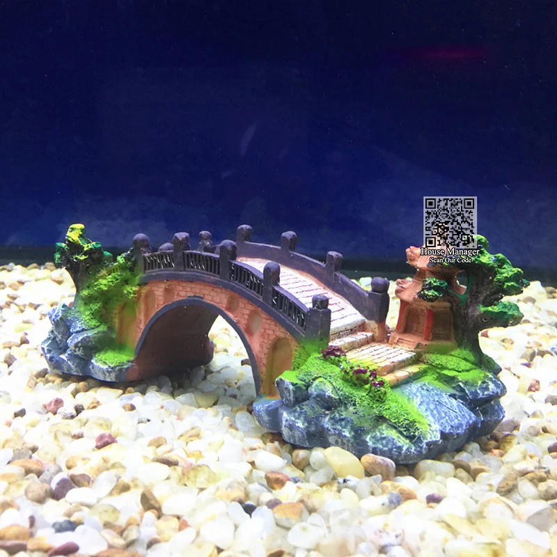 Украшение для аквариума украшение моста китайская культура