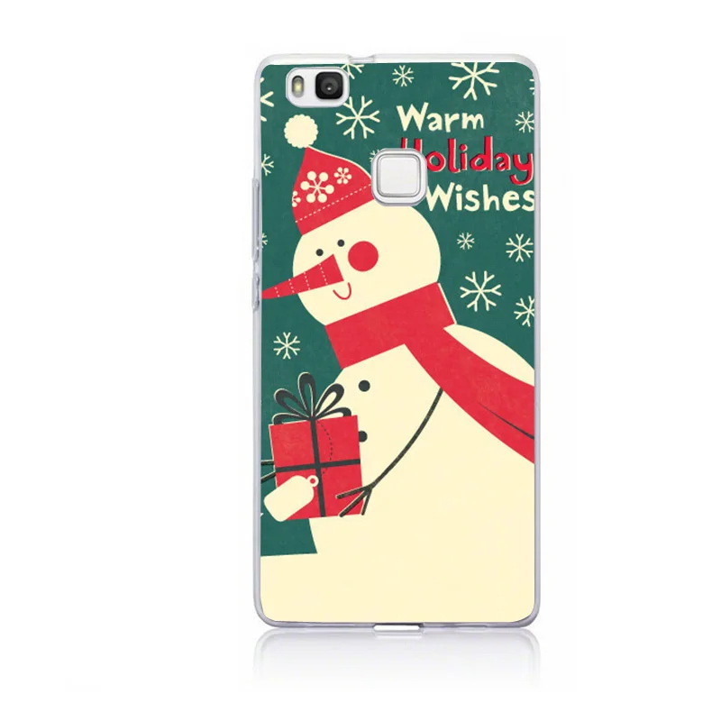 Santa Claus Case For Huawei P20 Lite P Smart Cover Phone Honor 9 lite P10 Mate 10 P8 P9 Mini 2017 Christmas Cases |
