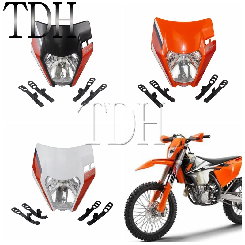 Motocross Motorcycle LED Headlight Headlamp For 125/150/250/300/350/450/530 Six Day SX XC EXC FC FE TE TC FX Enduro Dirt Bike |