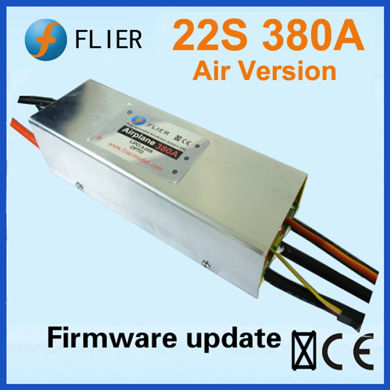 Контроллер скорости FATJAY FLIER 380A 2 22S Высоковольтный ESC бесщеточный с USB кабелем для