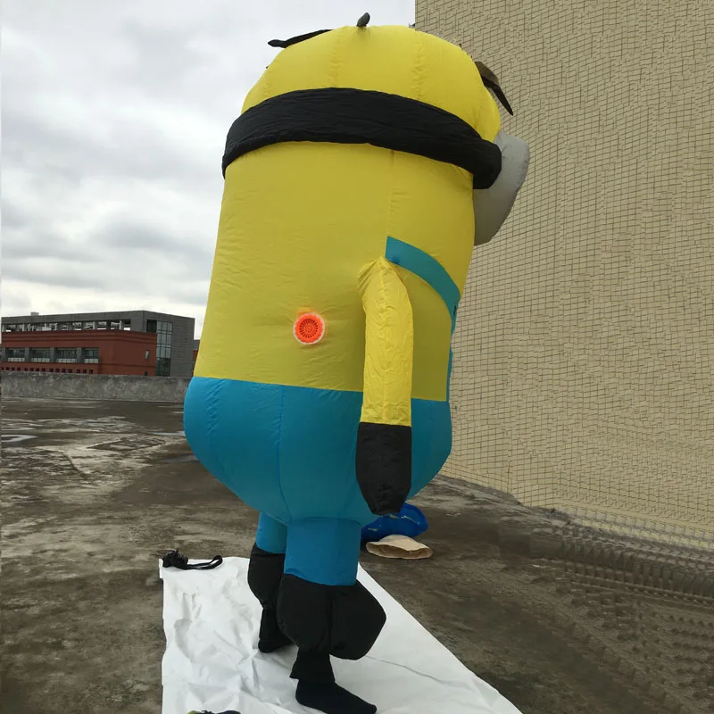 Карнавальный костюм для Хэллоуина надувной Миньона взрослых талисман и детей 1 5 2