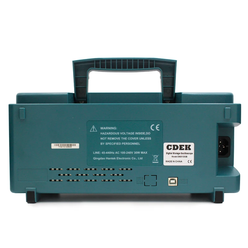 Осциллограф CDEK DSO1202B цифровой 2 канала 200 МГц настольный ЖК USB осциллограф большой 7