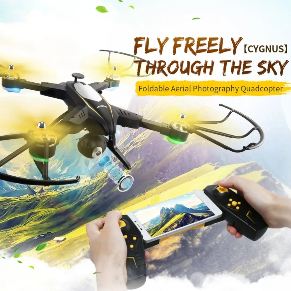 Селфи FPV Квадрокоптер RC 2 4G складной Дрон с 720P Wifi HD видео камера высота удержания 360