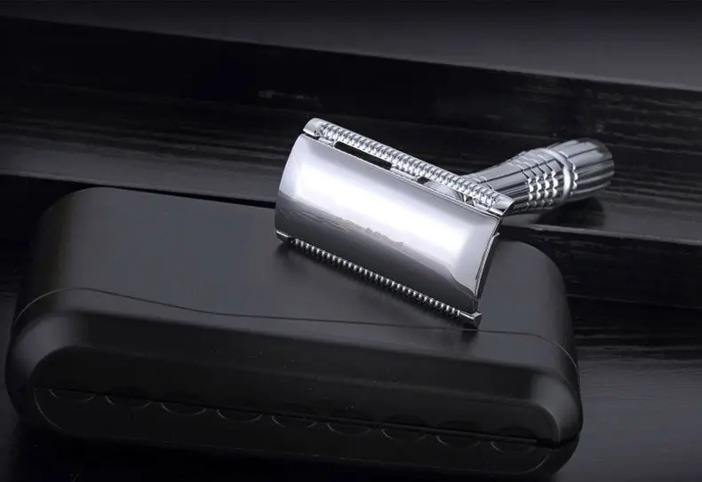 Мужская бритва для ручного бритья, традиционная Классическая Ручная бритва из нержавеющей стали, двустороннее лезвие, распродажа от AliExpress WW