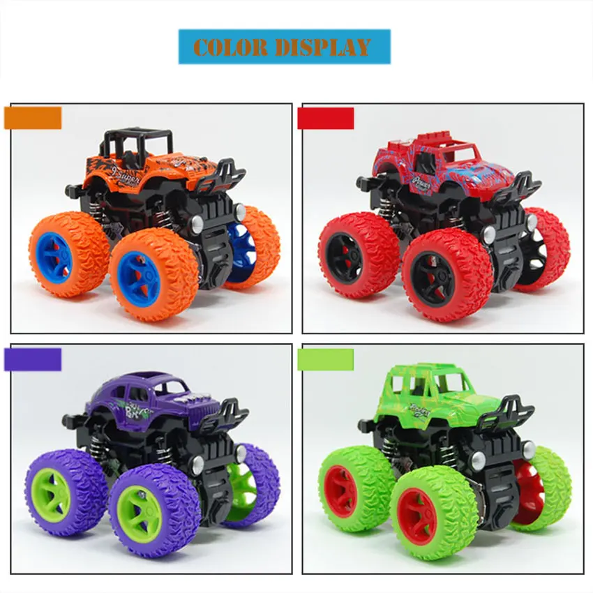 

Big Foot Vehicle Toys Four-Wheel-Drive Off-Road Car Children Simulation Model Anti-Shatterproof Kids Gifts
