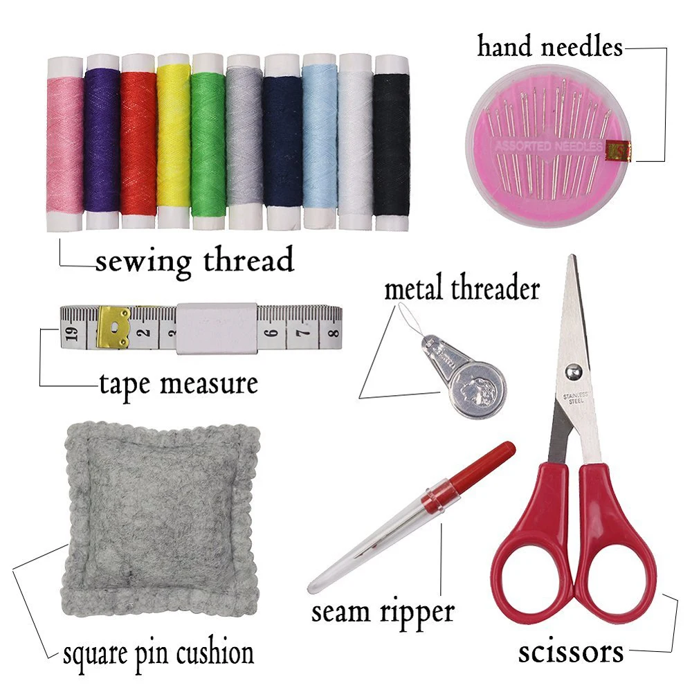 Ручной работы ящик для хранения швейных принадлежностей с наборы шитья Сделай