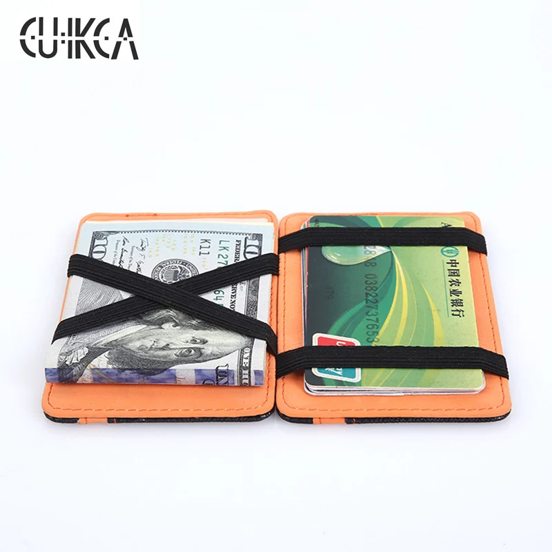 CUIKCA корейский Модный высококачественный Мини мужской кошелек из искусственной