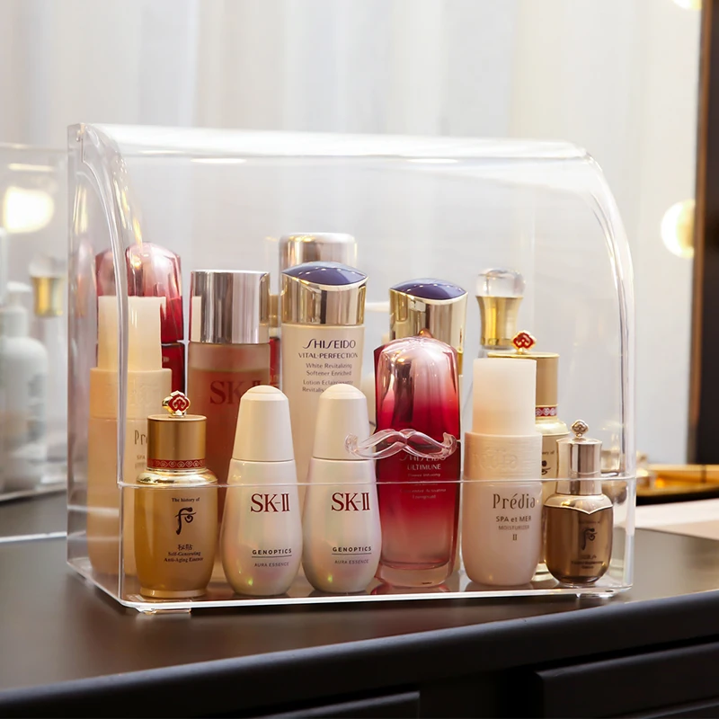 Большой пылезащитный ящик для хранения бутылок с эфирными маслами пластиковые