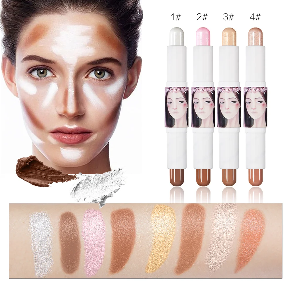 Huamianli Уход за кожей лица читая Макияж Основа для макияжа карандаш Shimmer